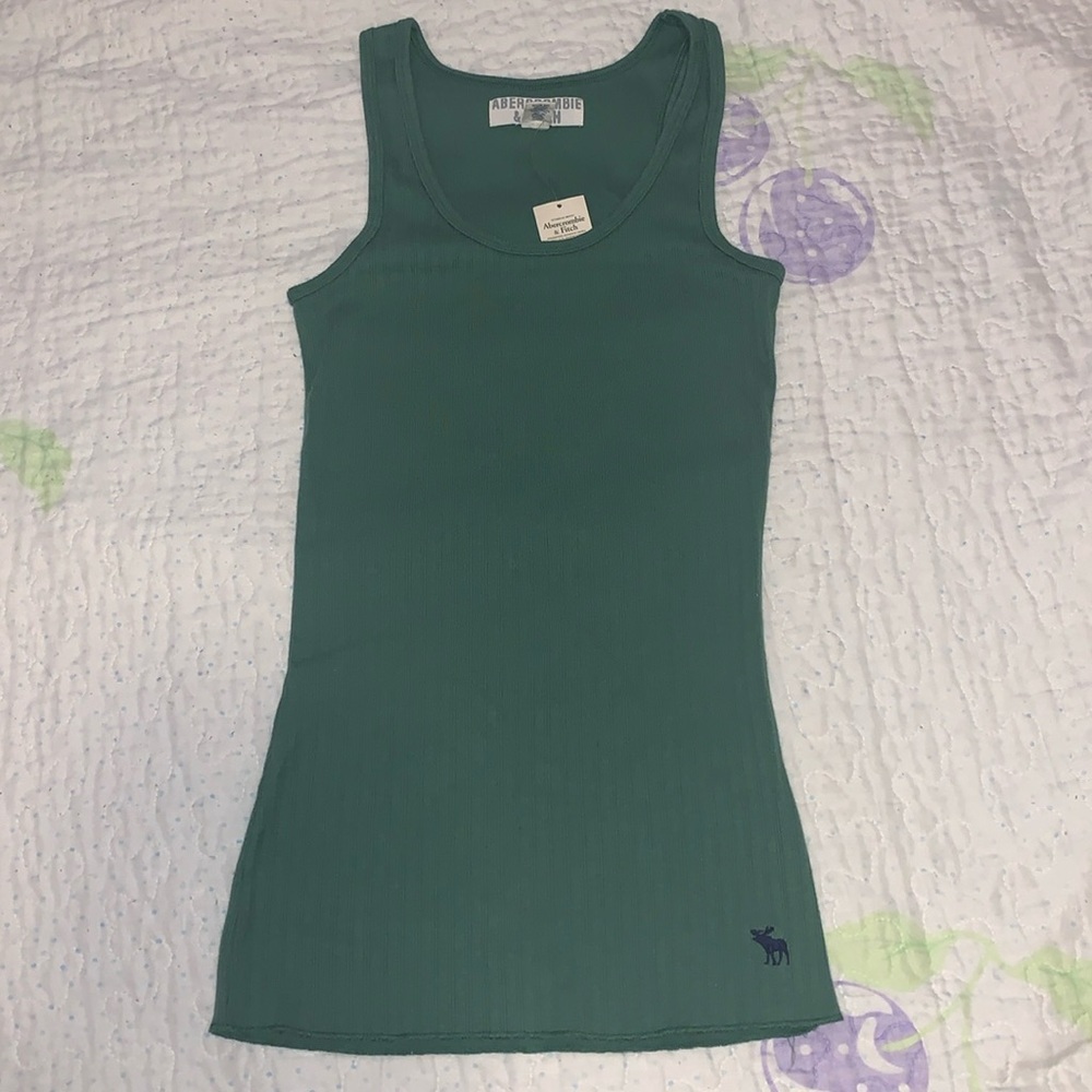 Abercrombie & Fitch Green Tank Top
